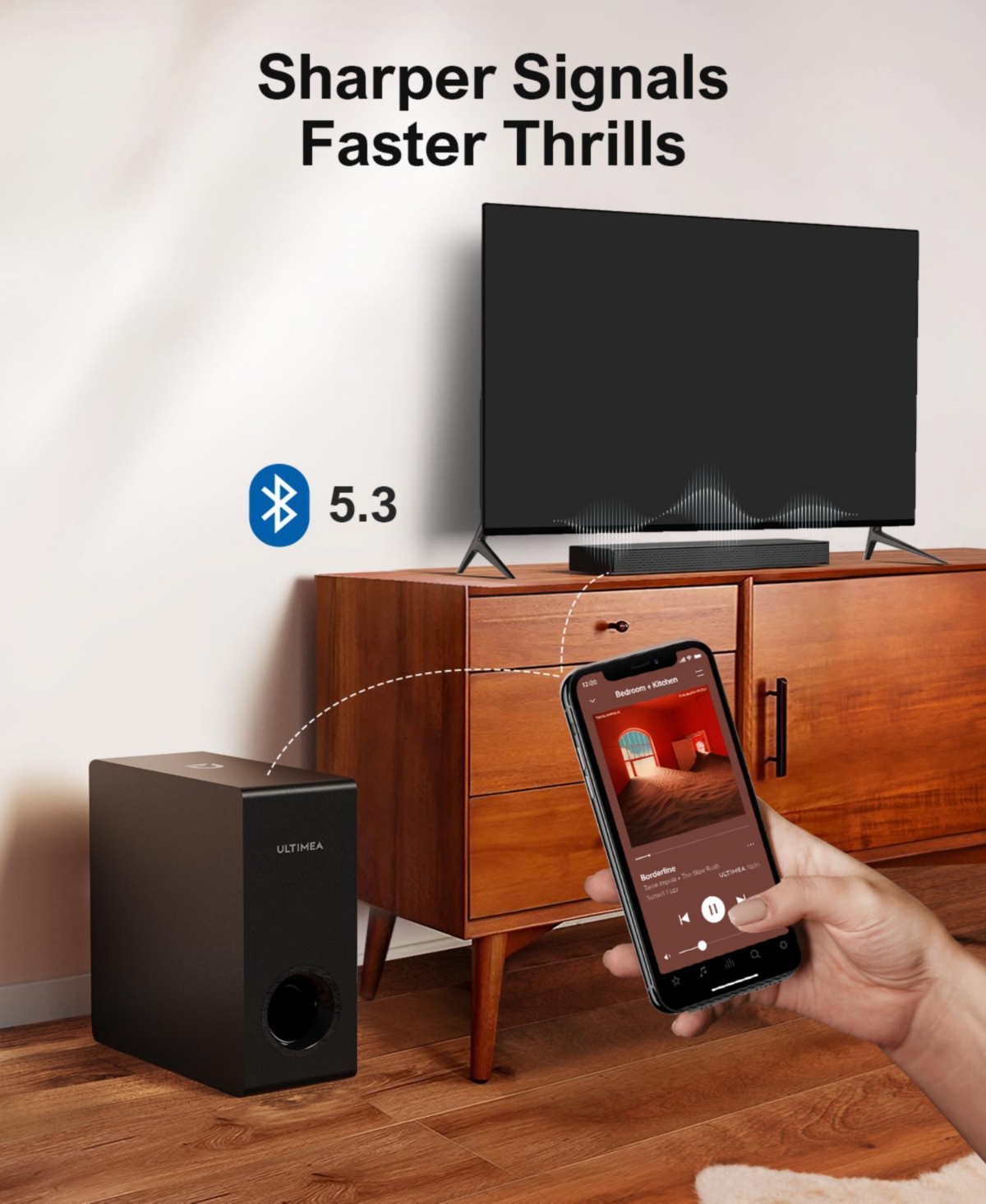 Ultimea Nova S50 2.1-Channel 190W Dolby Atmos Soundbar