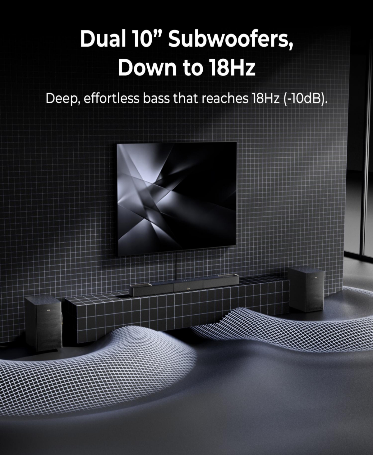 Ultimea Skywave X series 9.2.6 Thx-Tuned Wireless Surround Sound System w/Dolby Atmos and Dts:X,Dual 10"Subwoofers,2000W Peak Power,8K Pass-Through