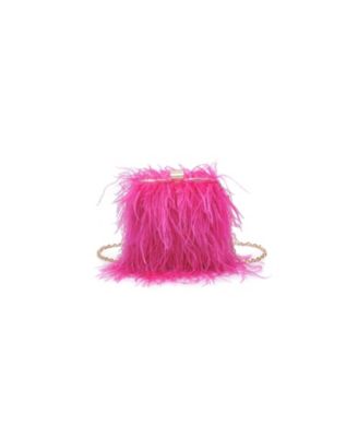 Feathered Flair Evening Bag