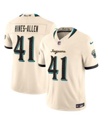 Men's Josh Hines-Allen Natural Jacksonville Jaguars 2026 Rivalries Collection Vapor F.U.S.E Stitched Limited Jersey