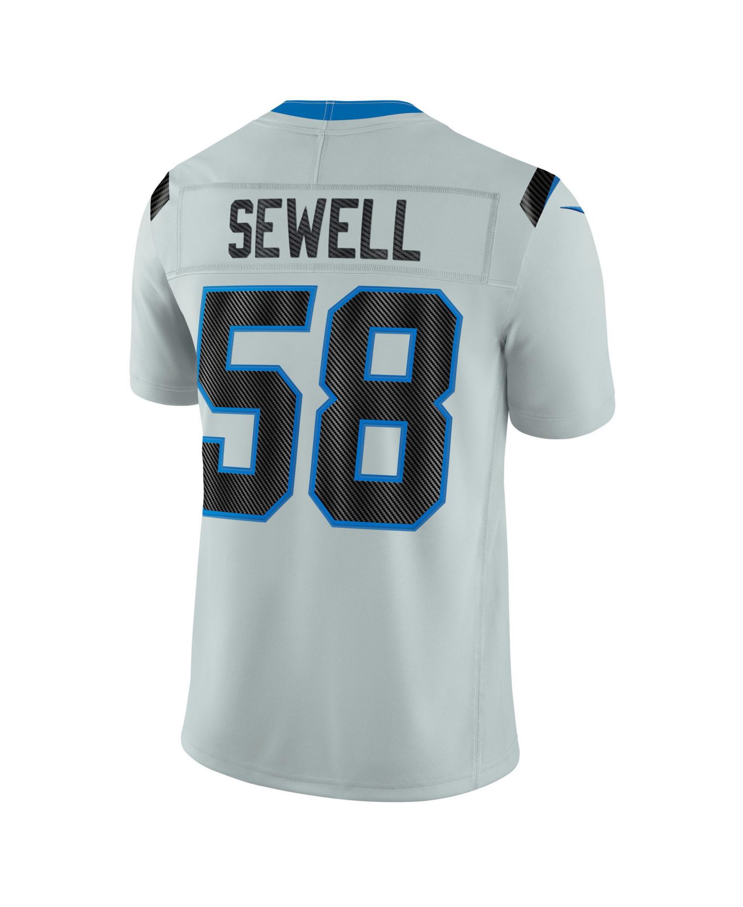Men's Penei Sewell Silver Detroit Lions 2026 Rivalries Collection Vapor F.U.S.E Stitched Limited Jersey