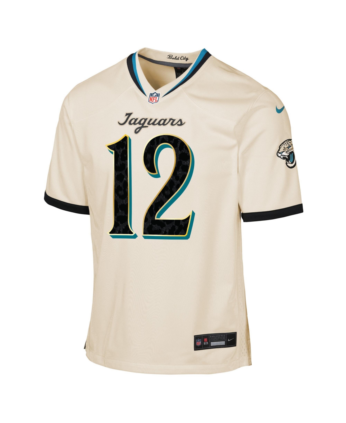Nike Big Boys and Girls Travis Hunter Natural Jacksonville Jaguars 2026 Rivalries Collection Game Jersey