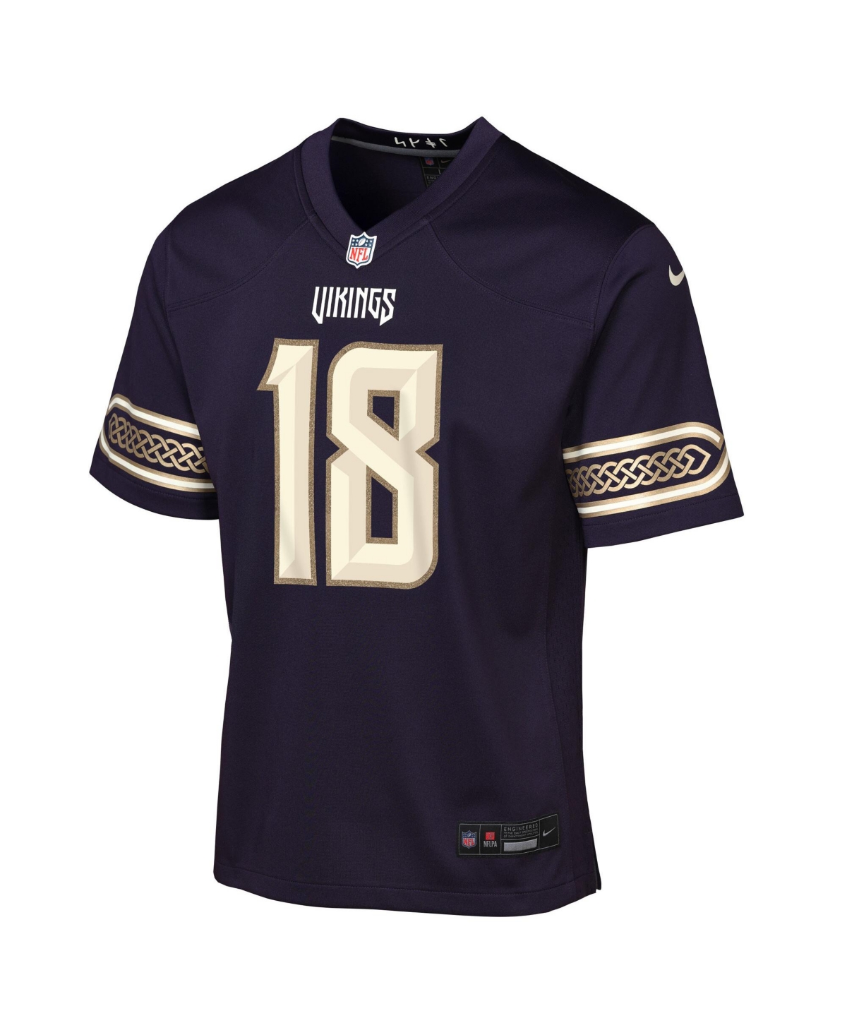 Nike Big Boys and Girls Justin Jefferson Purple Minnesota Vikings 2026 Rivalries Collection Game Jersey