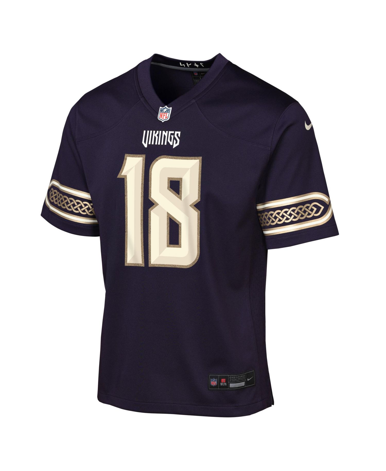 Big Boys and Girls Justin Jefferson Purple Minnesota Vikings 2026 Rivalries Collection Game Jersey