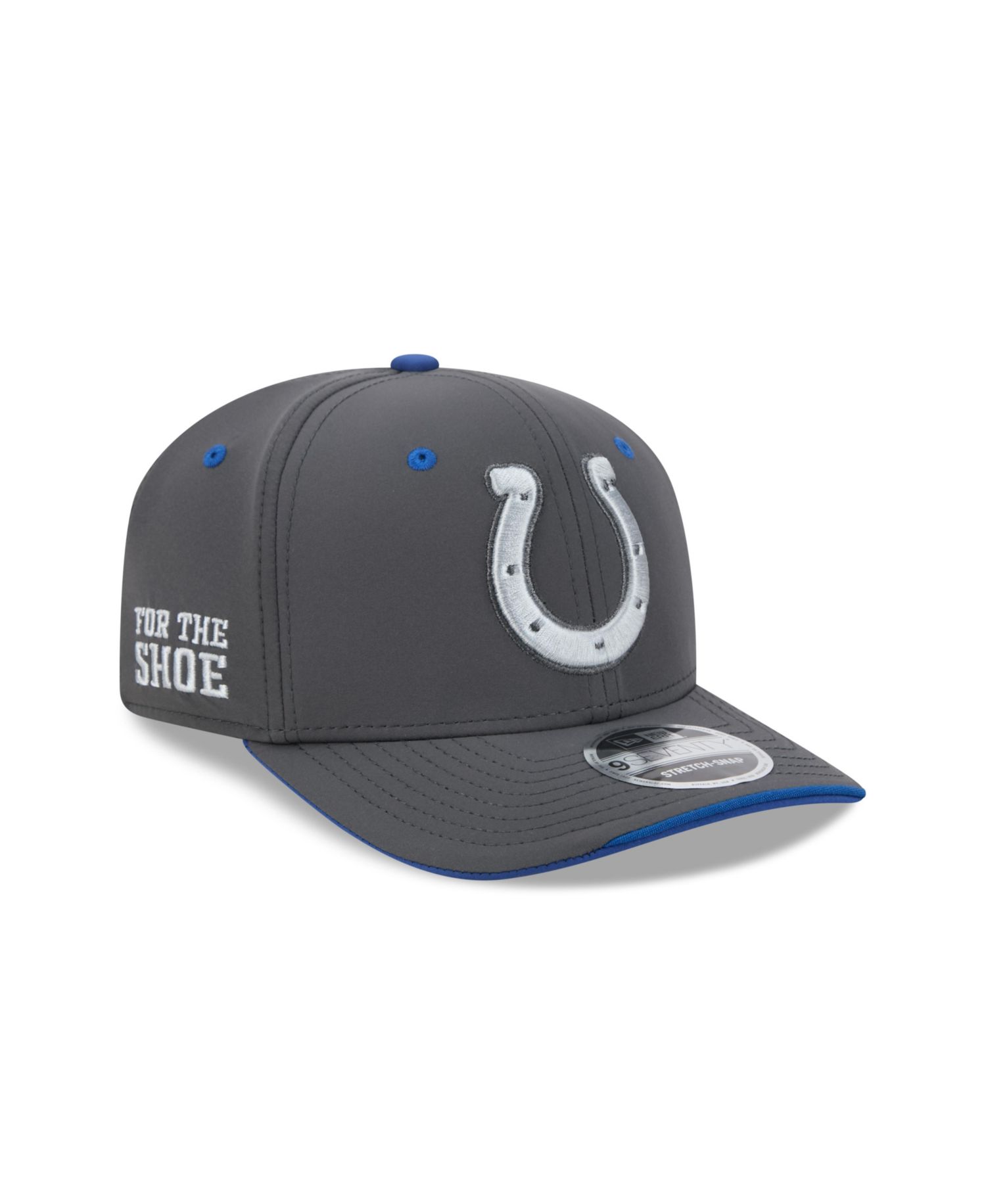 Men's Charcoal Indianapolis Colts 2026 Rivalries Collection Sideline 9SEVENTY Adjustable Hat