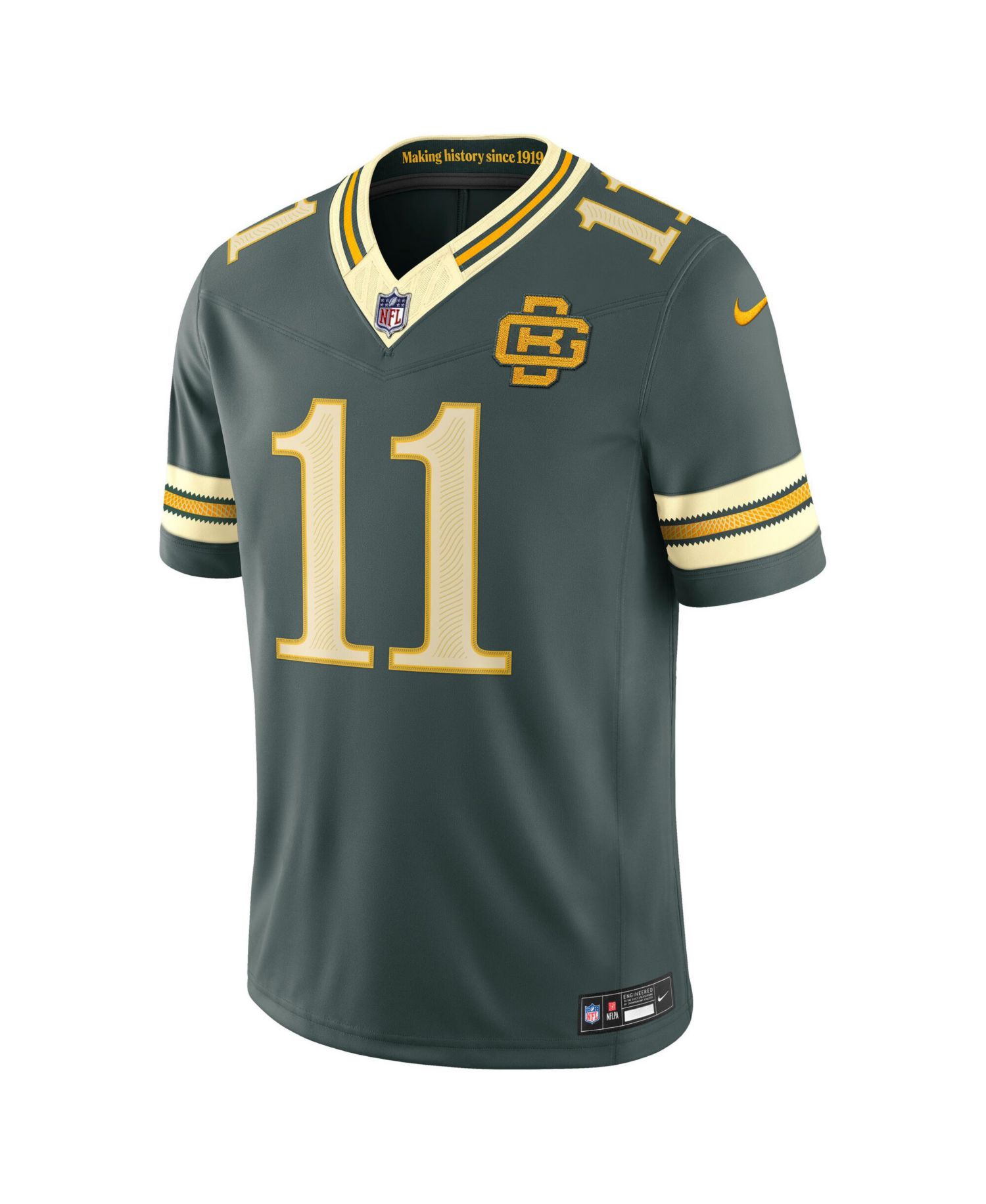 Men's Jayden Reed Green Bay Packers 2026 Rivalries Collection Vapor F.U.S.E Stitched Limited Jersey