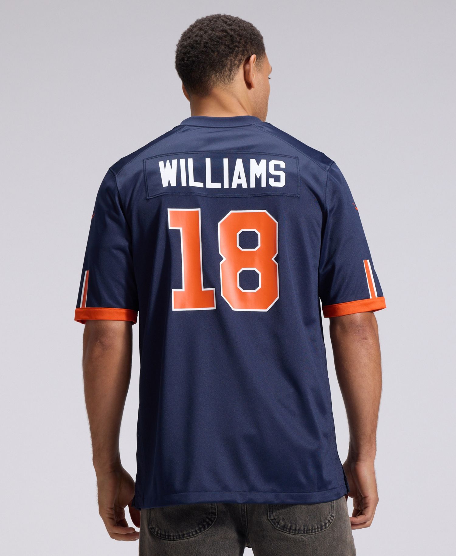 Men's Caleb Williams Navy Chicago Bears 2026 Rivalries Collection Game Jersey