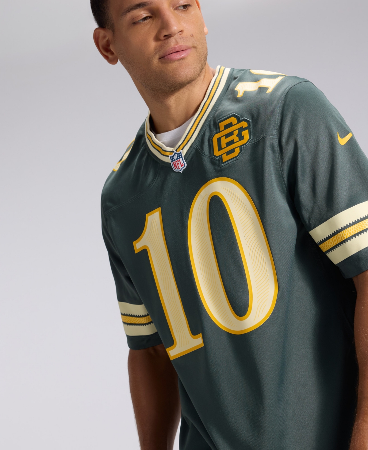 Nike Men's Jordan Love Green Bay Packers 2026 Rivalries Collection Game Jersey