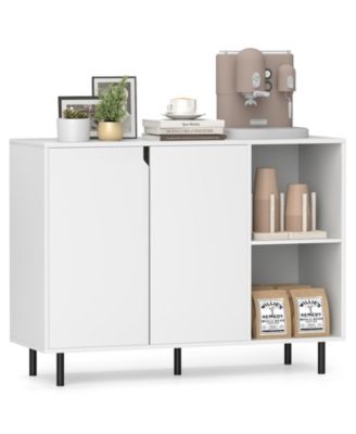 42 in Sideboard Buffet Cabinet Kitchen with Adjustable Shelves