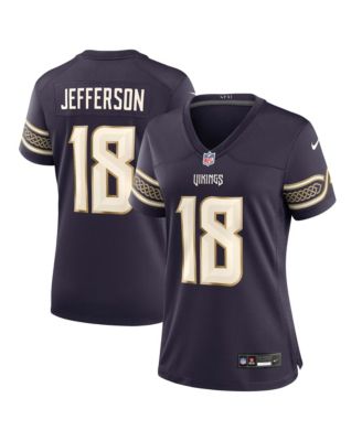 Women's Justin Jefferson Purple Minnesota Vikings 2026 Rivalries Collection Game Jersey