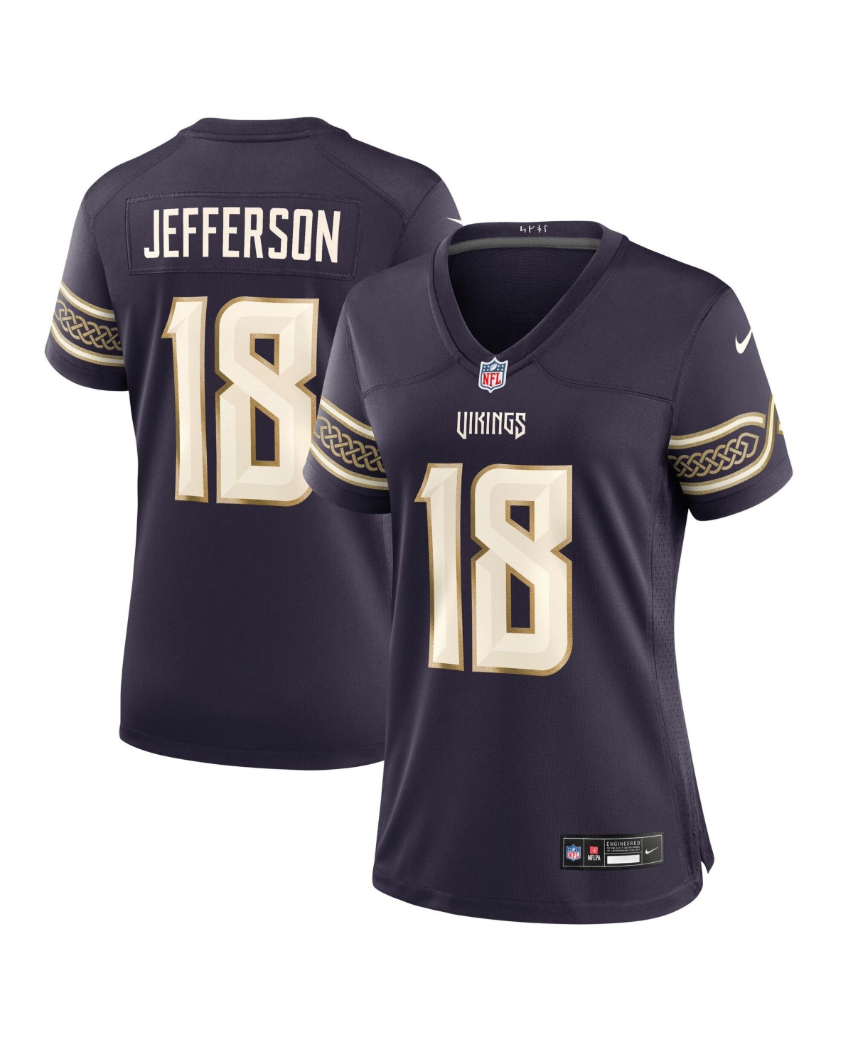Nike Women's Justin Jefferson Purple Minnesota Vikings 2026 Rivalries Collection Game Jersey