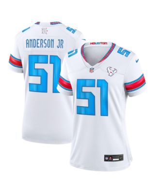 Women's Will Anderson Jr. White Houston Texans 2026 Rivalries Collection Game Jersey