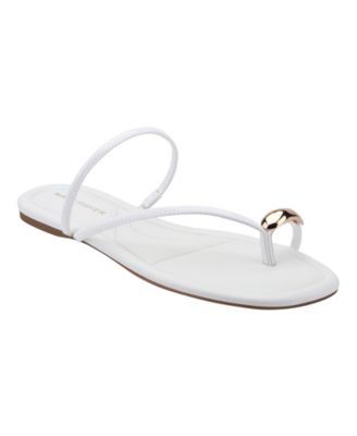Women's Bedy Ornamented Toe Loop Slip-On Flat Sandals