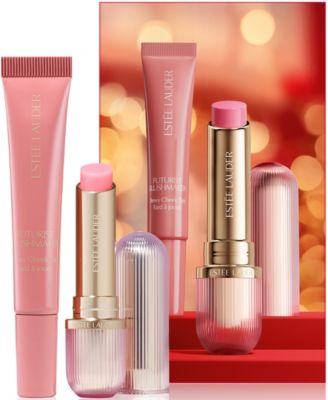 2-Piece Rosy Reception Futurist Blush & Lip Balm Makeup Gift Set