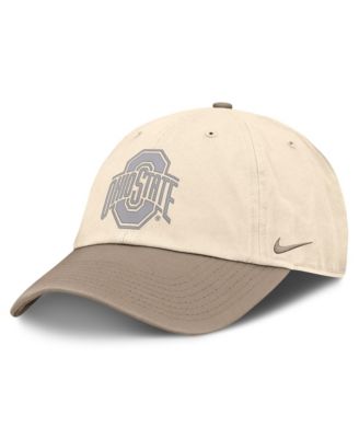 Nike - Men's Natural/Khaki Ohio State Buckeyes Two-Tone Club Adjustable Hat Natural, Khaki