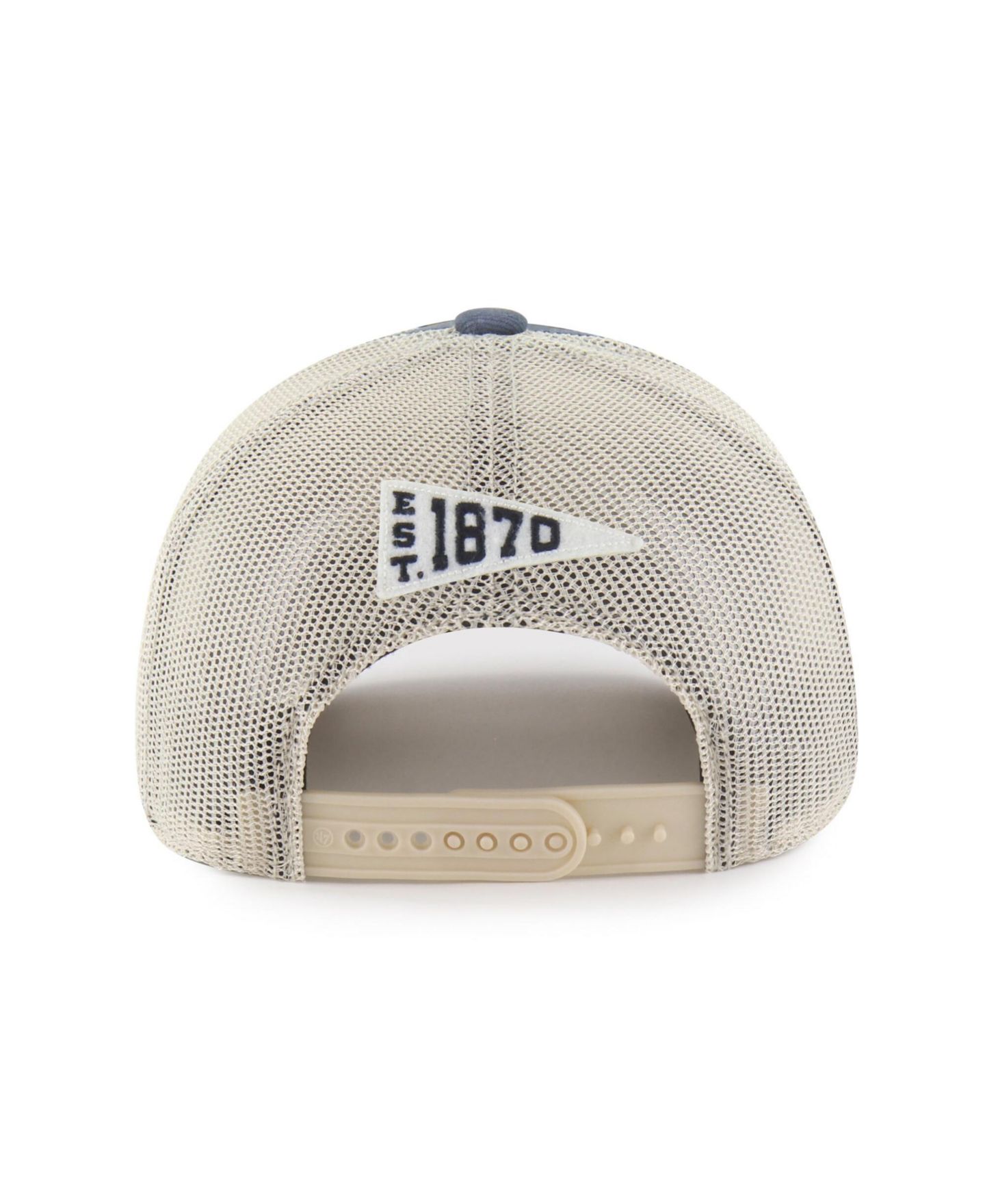 Кепка '47 Brand Navy Syracuse Orange Egremont Well-Worn Adjustable Trucker Hat — фото 2