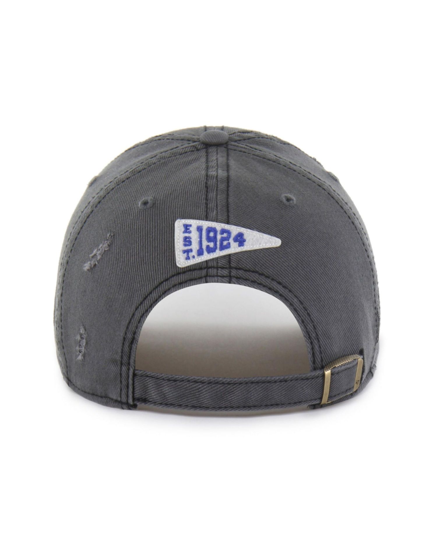 Men's and Women's '47 Charcoal Duke Blue Devils Well-Worn Seymore Clean Up Adjustable Hat