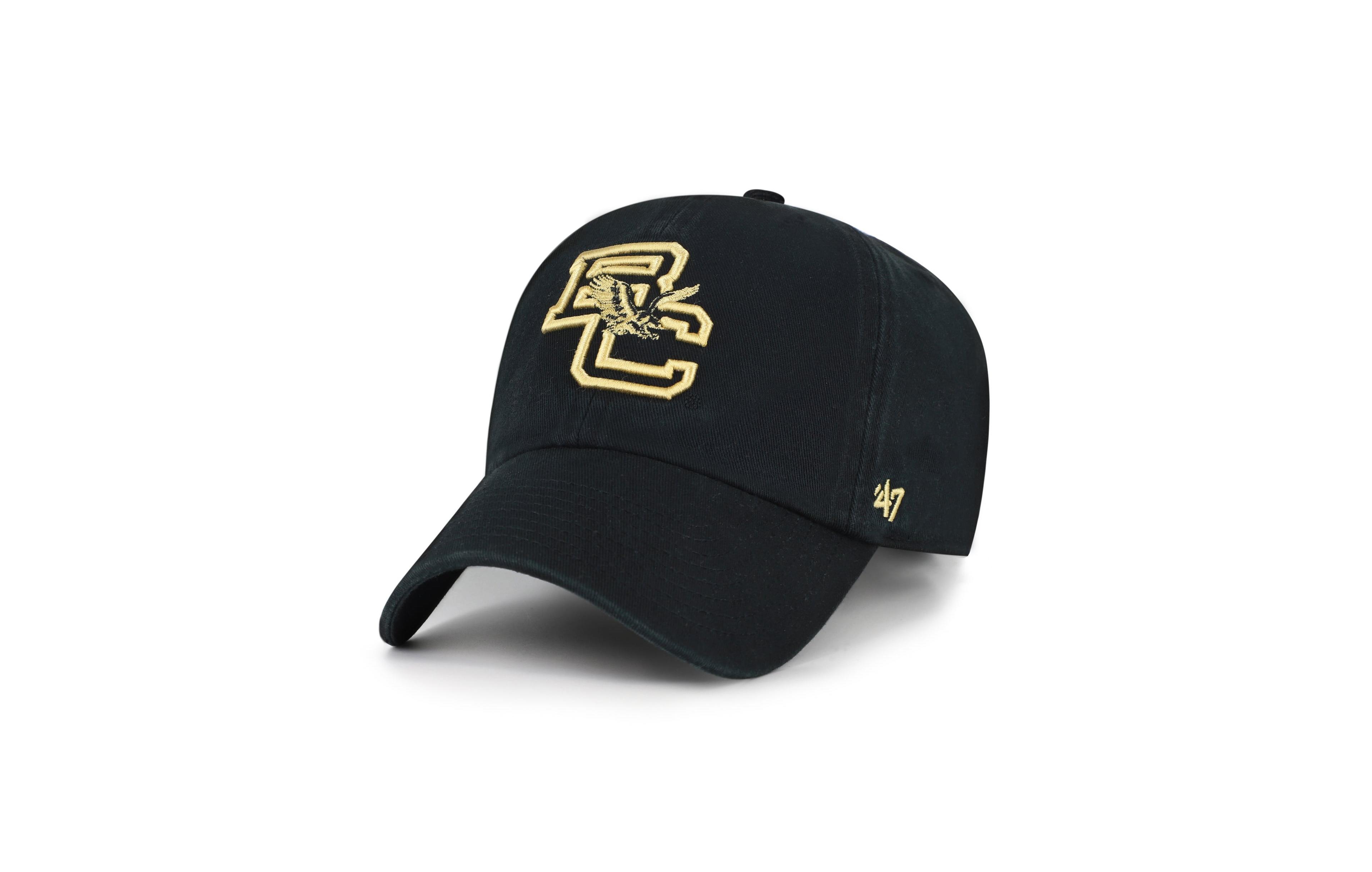 '47 Brand Men's Black Boston College Eagles Vault Clean Up Adjustable Hat