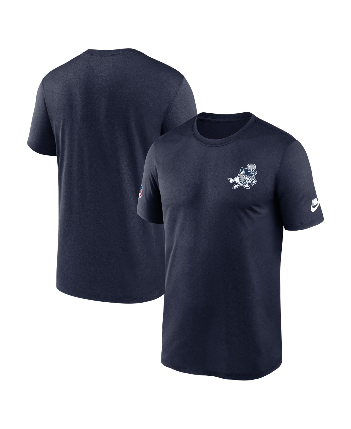Nike Men's Navy Dallas Cowboys Alt Legend Small Logo Dri-fit T-Shirt