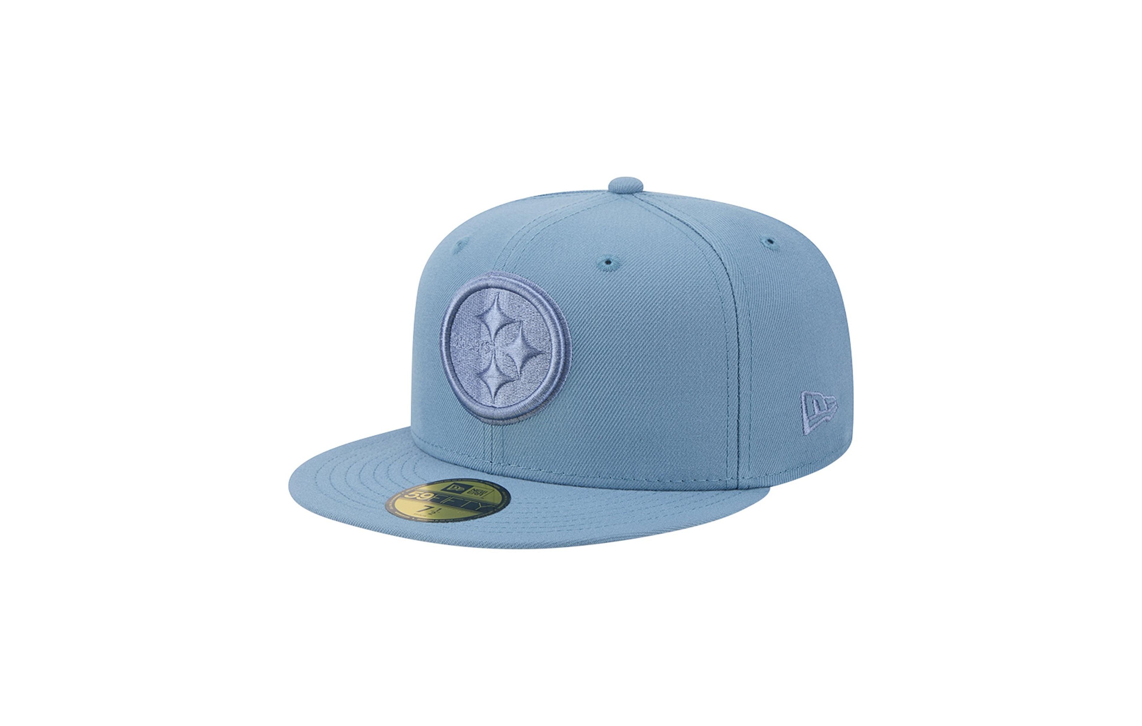 New Era Men's Blue Pittsburgh Steelers Color Pack 59FIFTY Fitted Hat