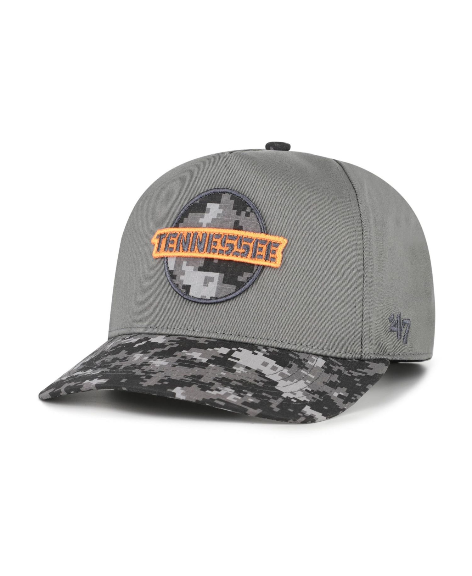 Men's '47 Anthracite/Camo Tennessee Volunteers Smokey Grey Circle Hitch Adjustable Hat