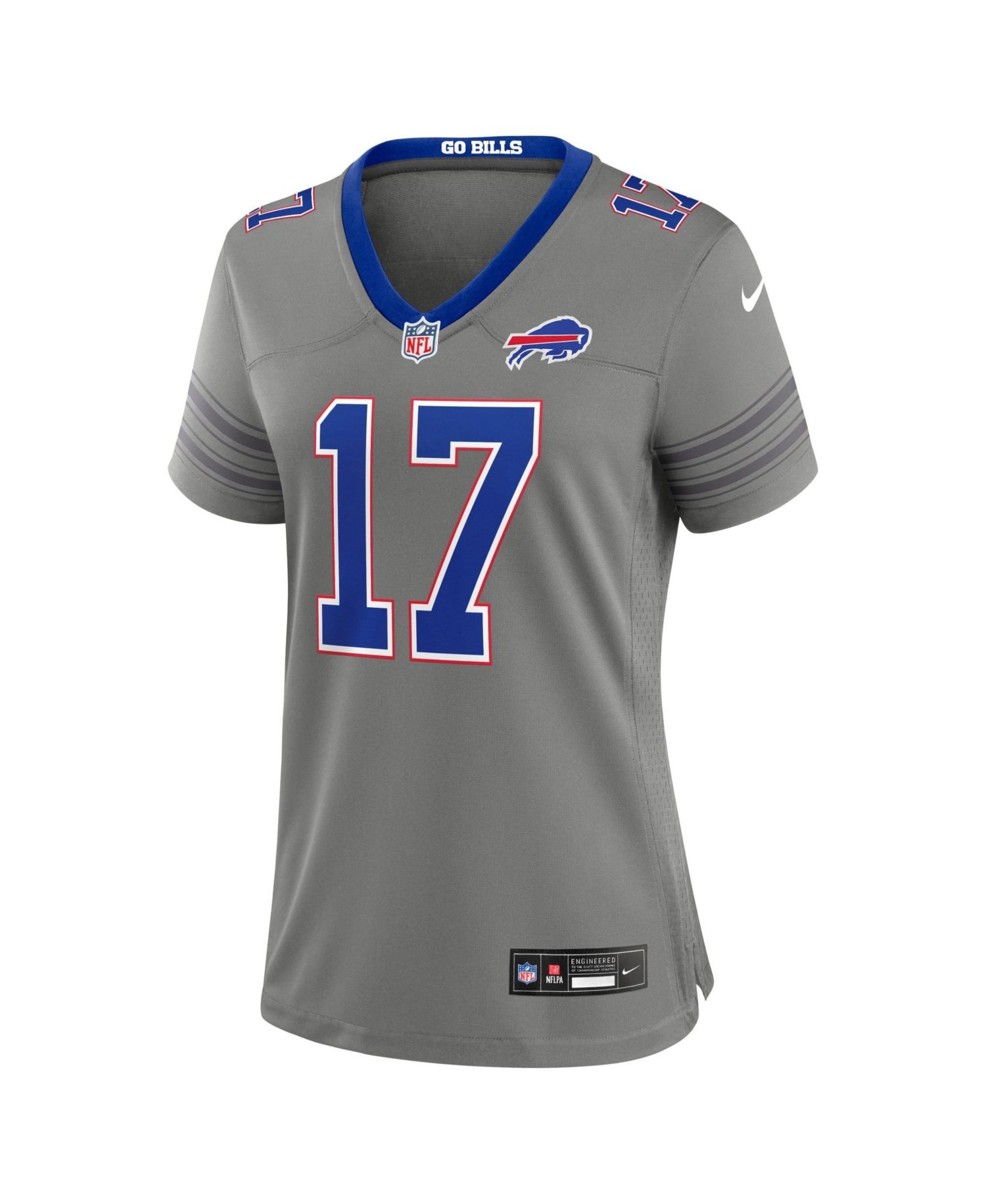 Women's Josh Allen Gray Buffalo Bills Nickel City Game Jersey