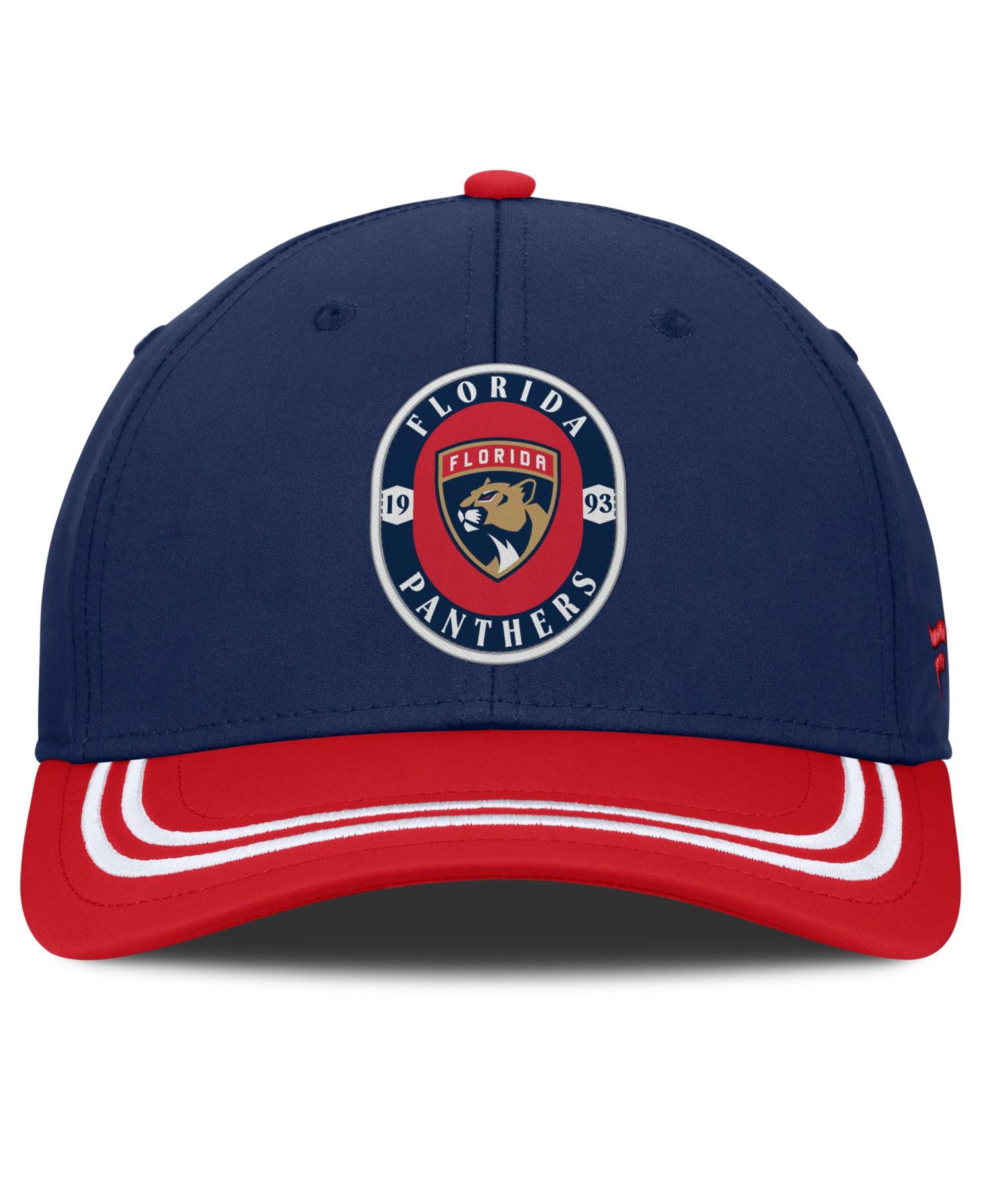 Men's Navy/Red Florida Panthers Fundamental Stretch Hat