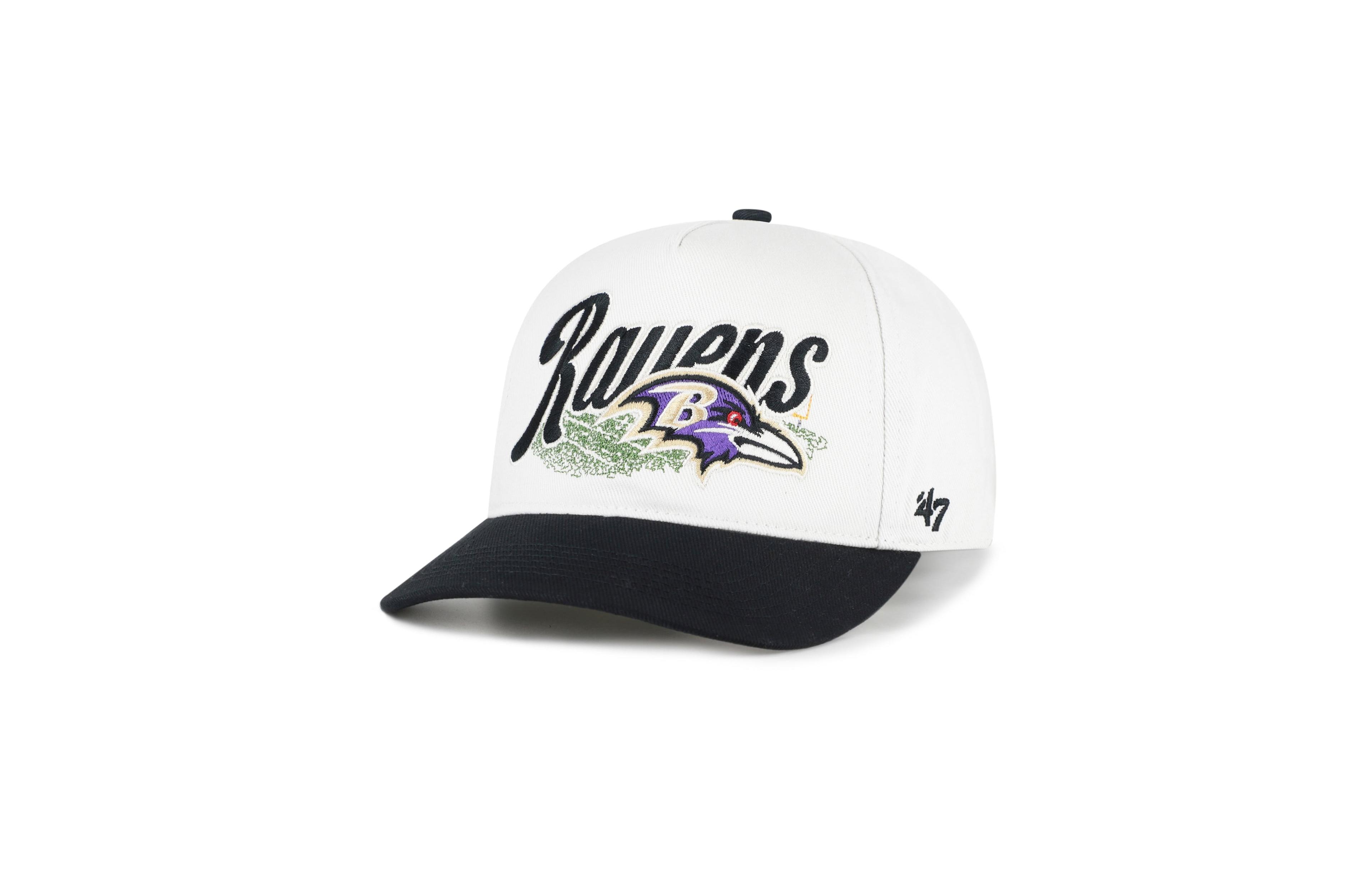 '47 Brand Men's Cream Baltimore Ravens Enfield Hitch Adjustable Hat
