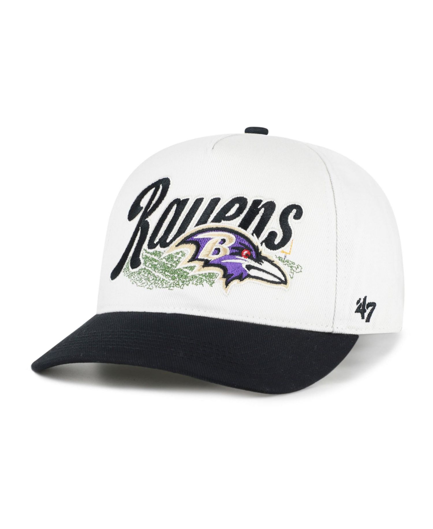 Men's '47 Cream Baltimore Ravens Enfield Hitch Adjustable Hat