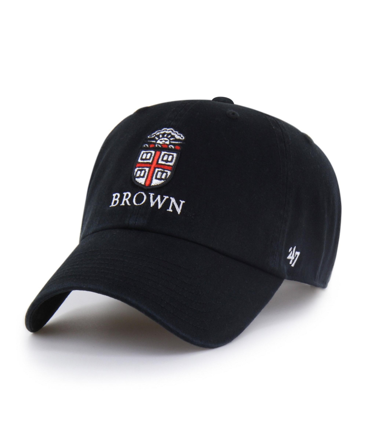 '47 Brand Men's Black Brown Bears Clean Up Adjustable Hat
