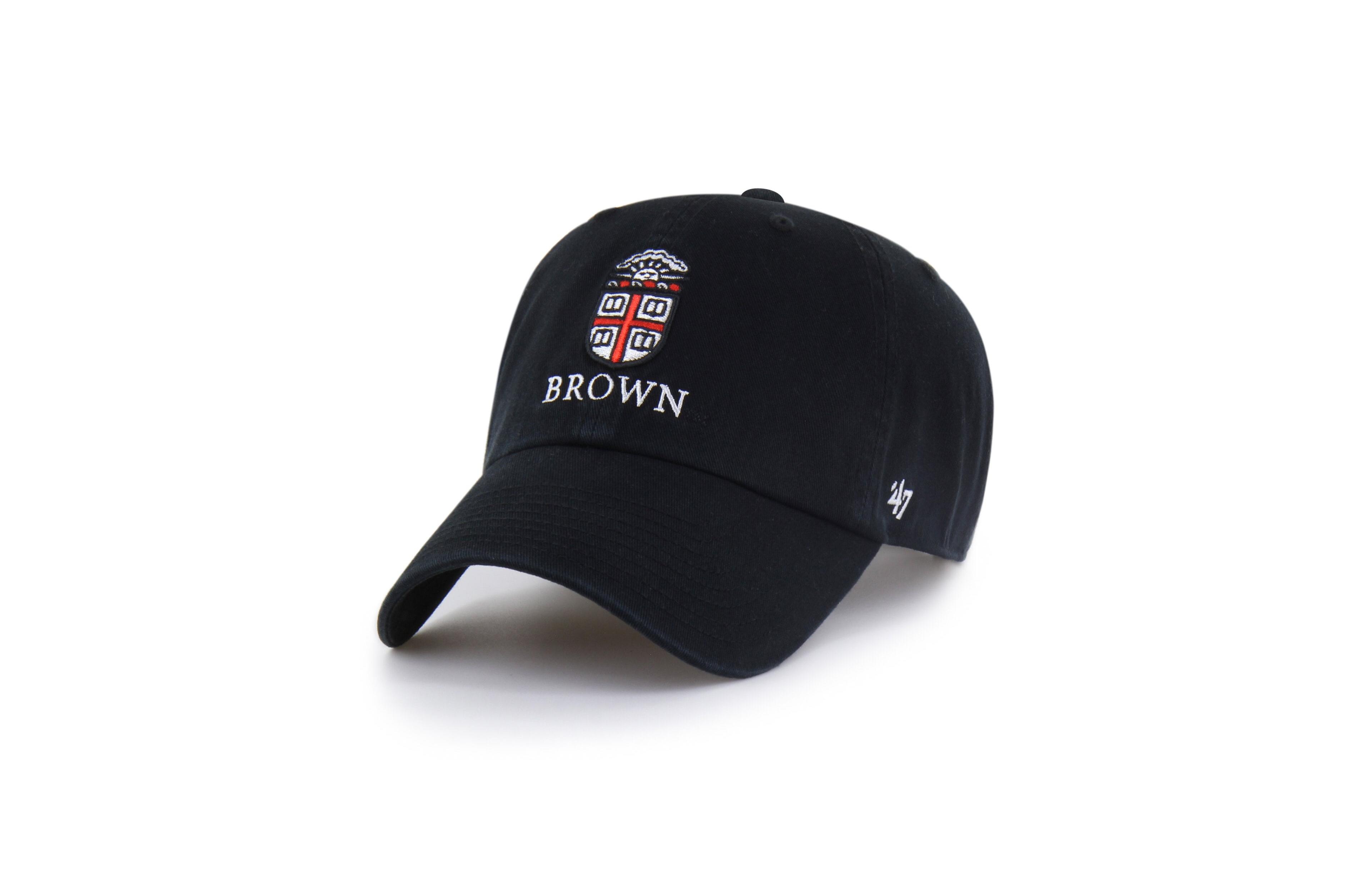 '47 Brand Men's Black Brown Bears Clean Up Adjustable Hat