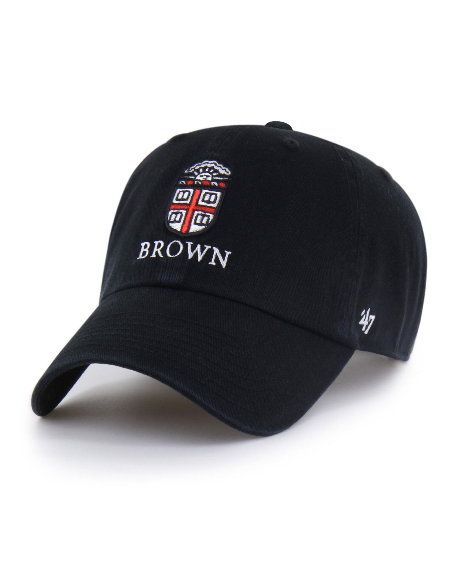 Men's '47 Black Brown Bears Clean Up Adjustable Hat