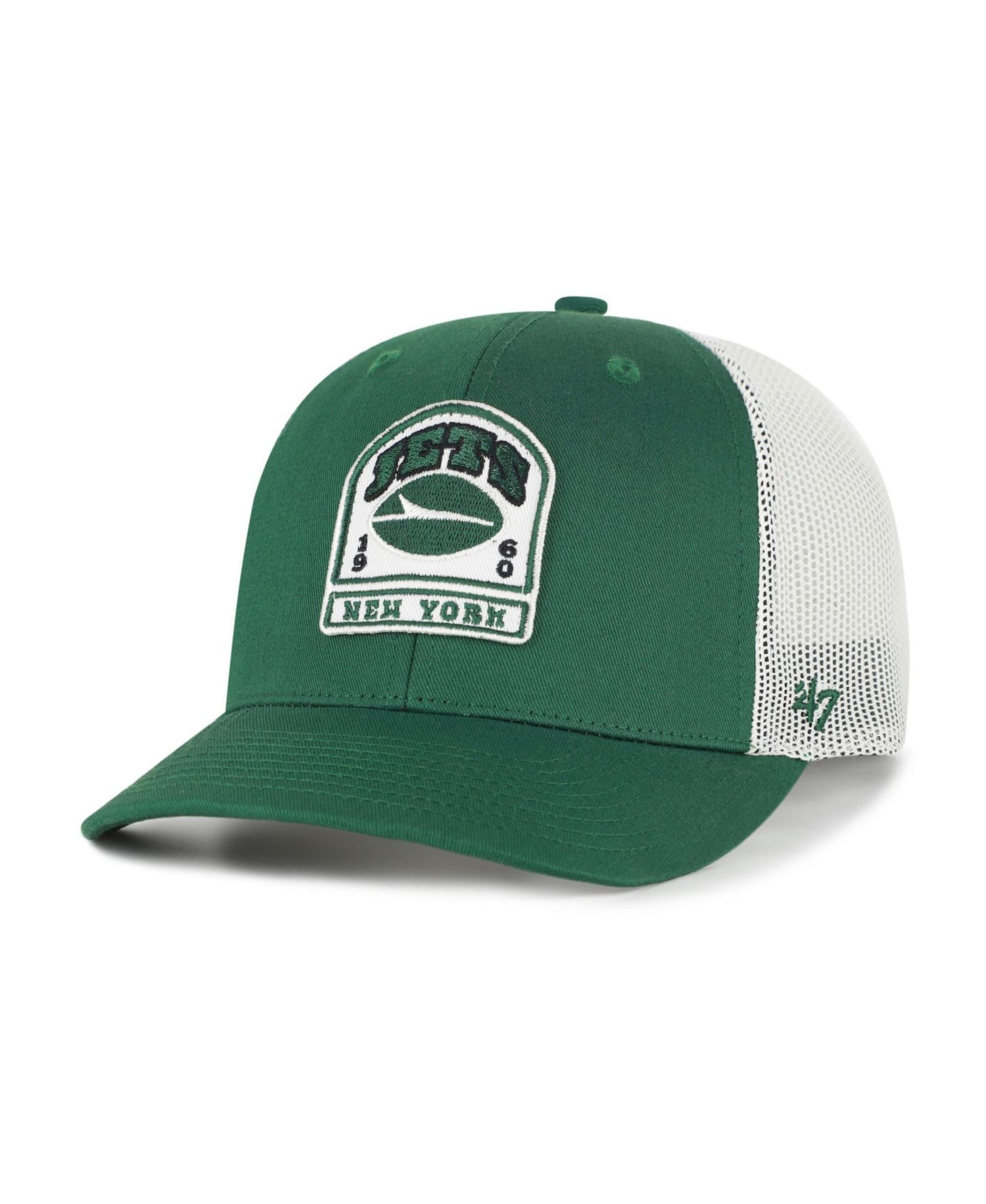 Men's '47 Green New York Jets Headstone Trucker Adjustable Hat
