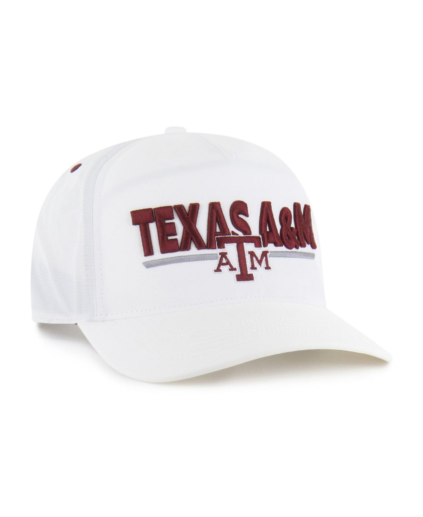Кепка '47 Brand White Texas A&M Aggies brrr° Expressway Hitch Adjustable Hat — фото 3