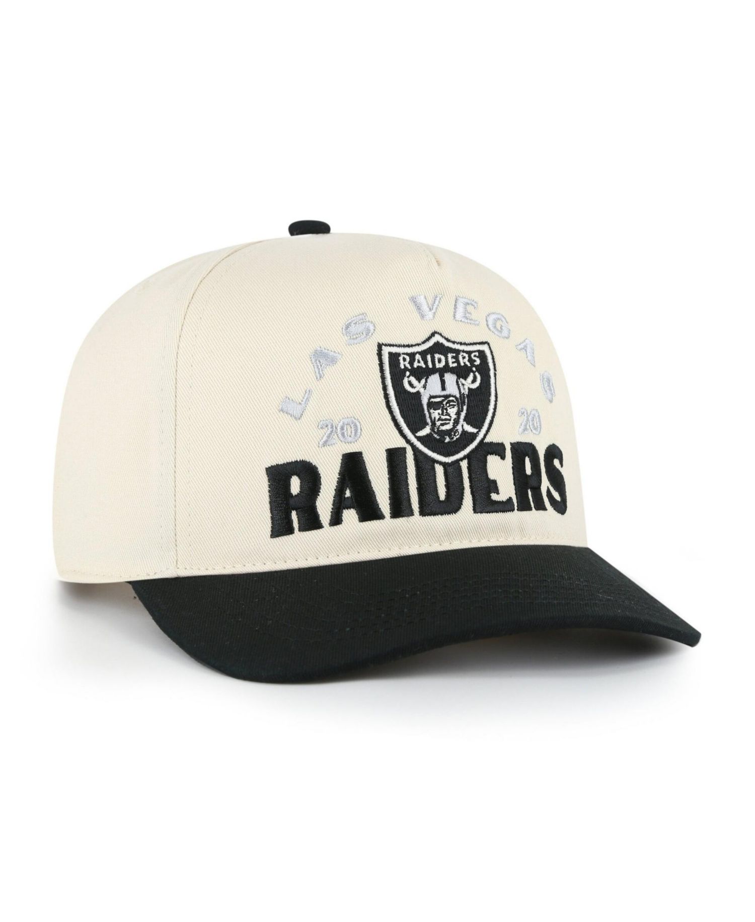 Men's '47 Natural Las Vegas Raiders Arcitext Hitch Adjustable Hat