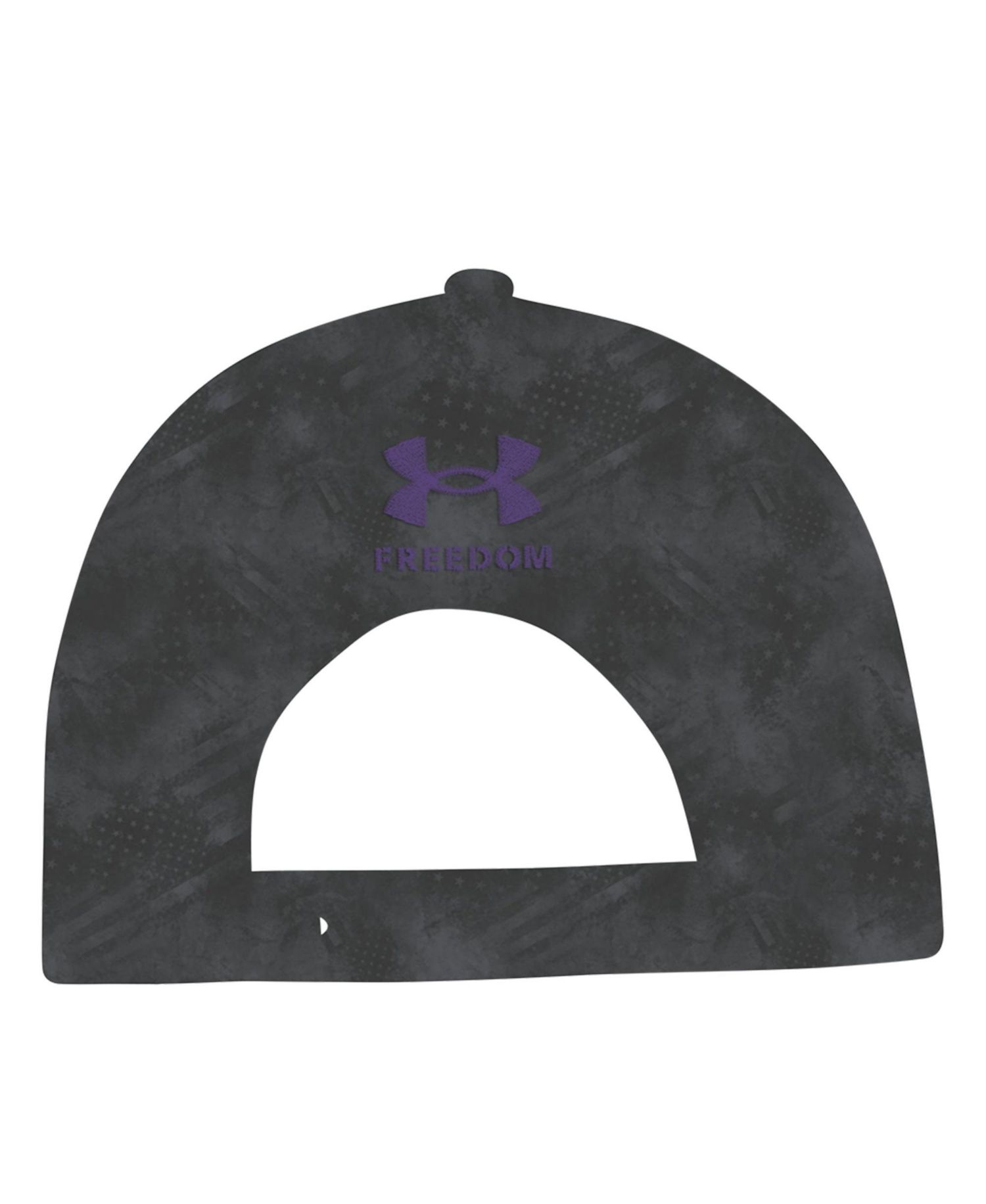 Men's Charcoal Northwestern Wildcats Freedom Collection ArmourFuse Snapback Hat