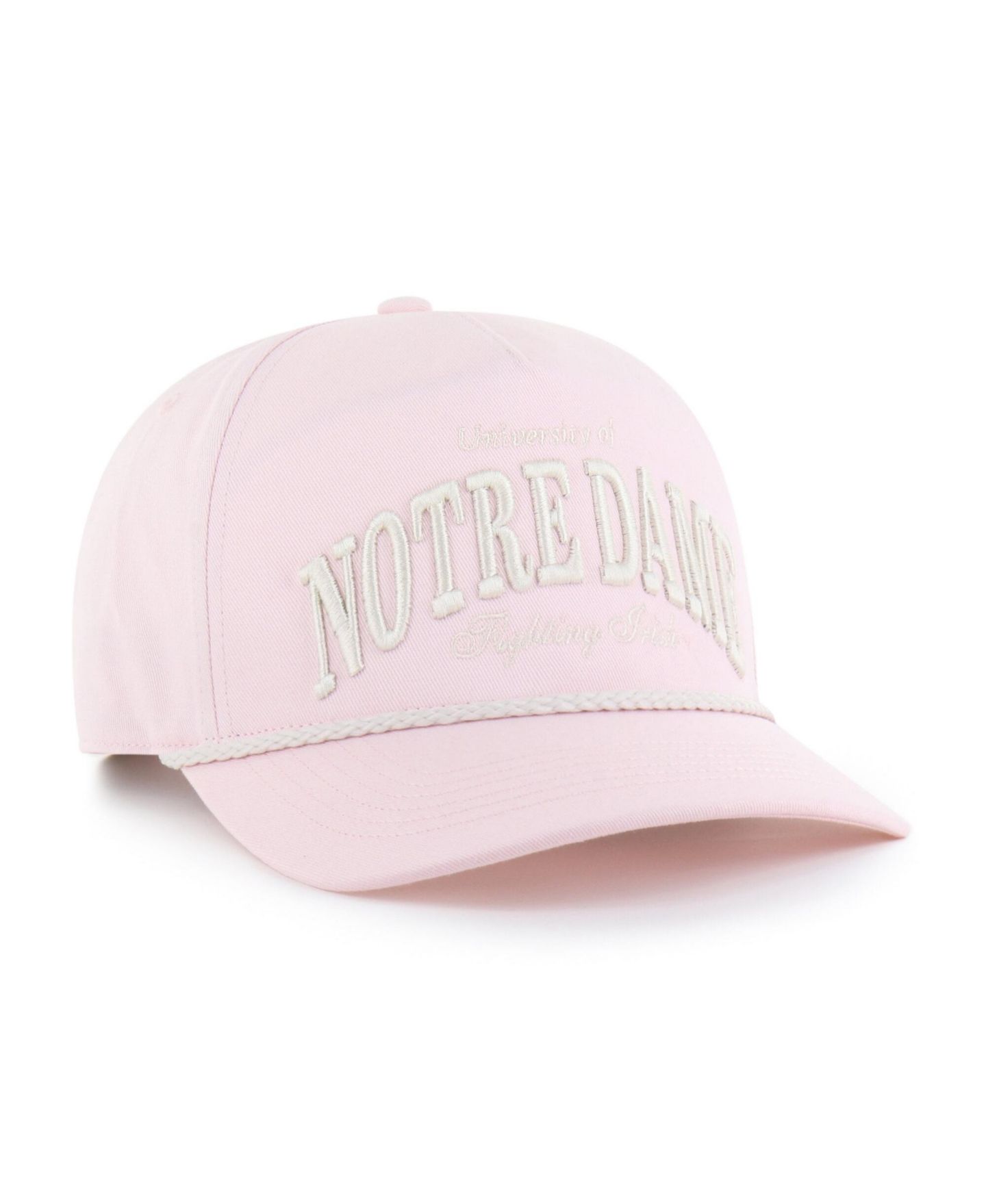 Мужская кепка '47 Brand Pink Notre Dame Fighting Irish Gelato Hitch Adjustable Hat — фото 3