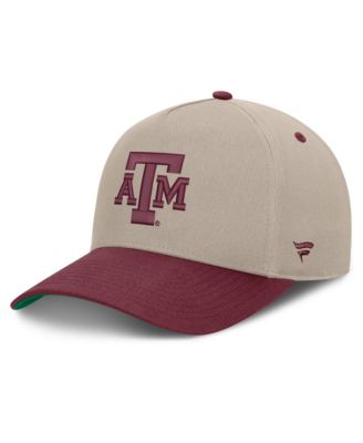 Men's  Stone/Maroon Texas A&M Aggies Veteran Two-Tone Adjustable Hat