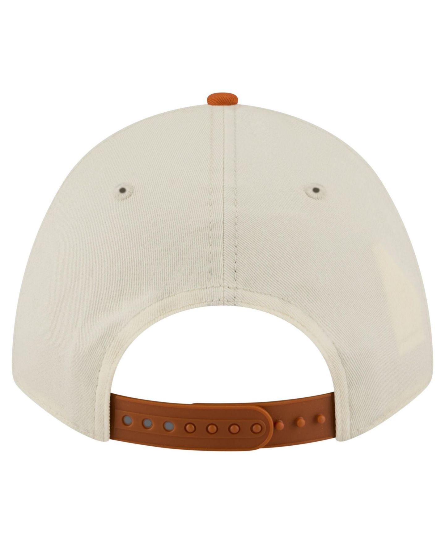 Мужская кепка New Era Natural/Texas Orange Texas Longhorns Prepster 9FORTY M-Crown Adjustable Hat — фото 4