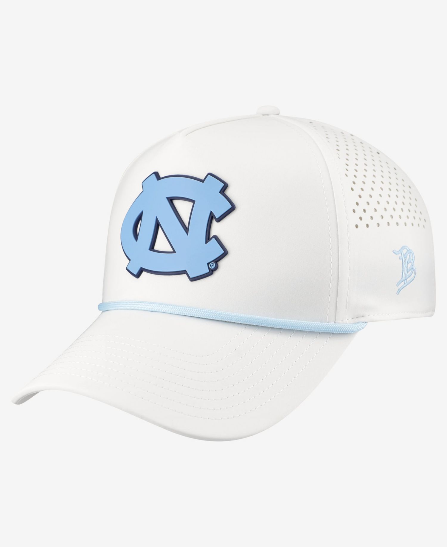 Men's White North Carolina Tar Heels Classic Adjustable Rope Hat