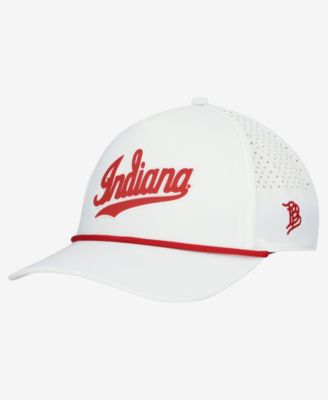 Men's  White Indiana Hoosiers Classic Adjustable Rope Hat