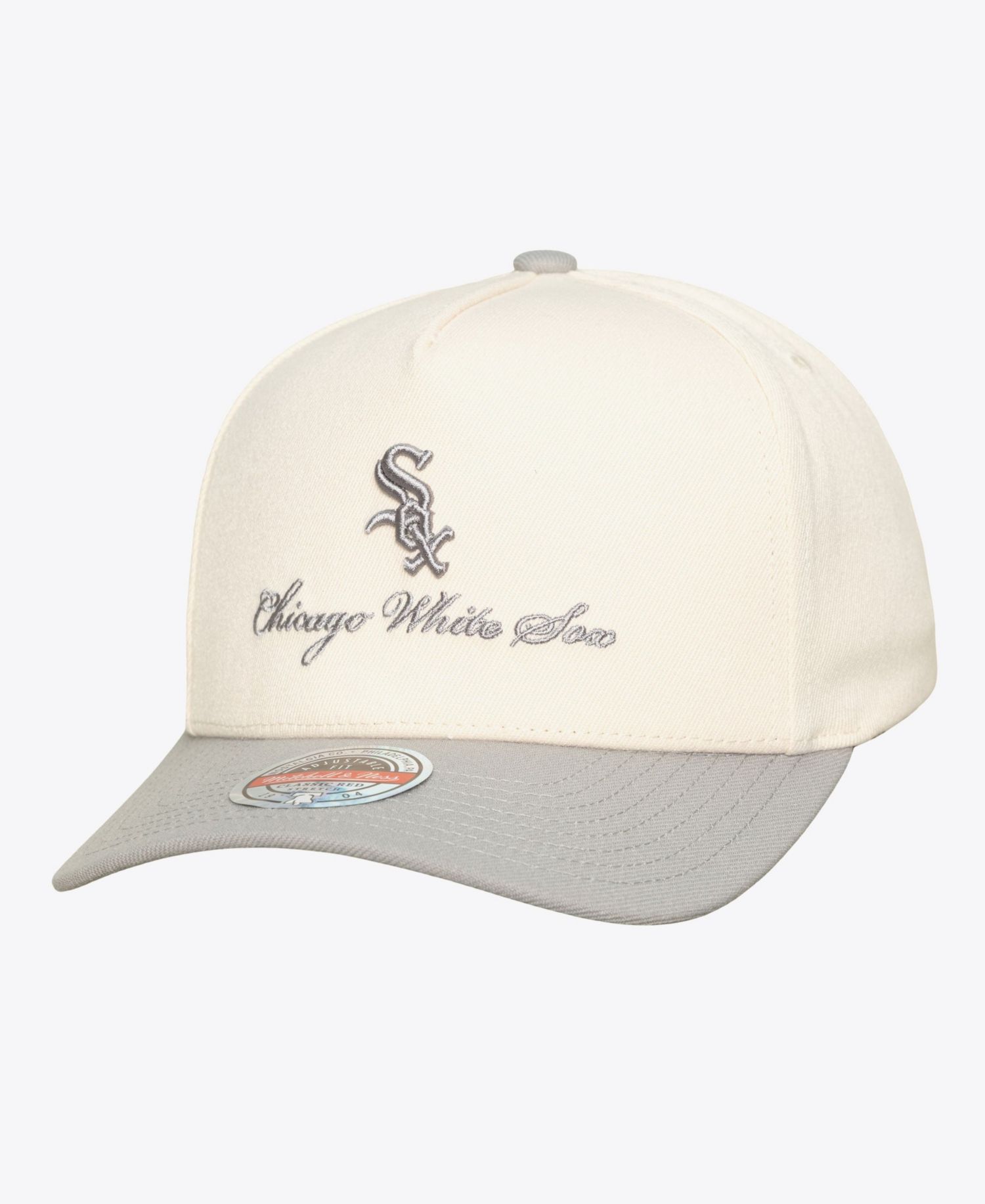 Men's Cream/Gray Chicago White Sox Flawless Stretch-Snapback Hat
