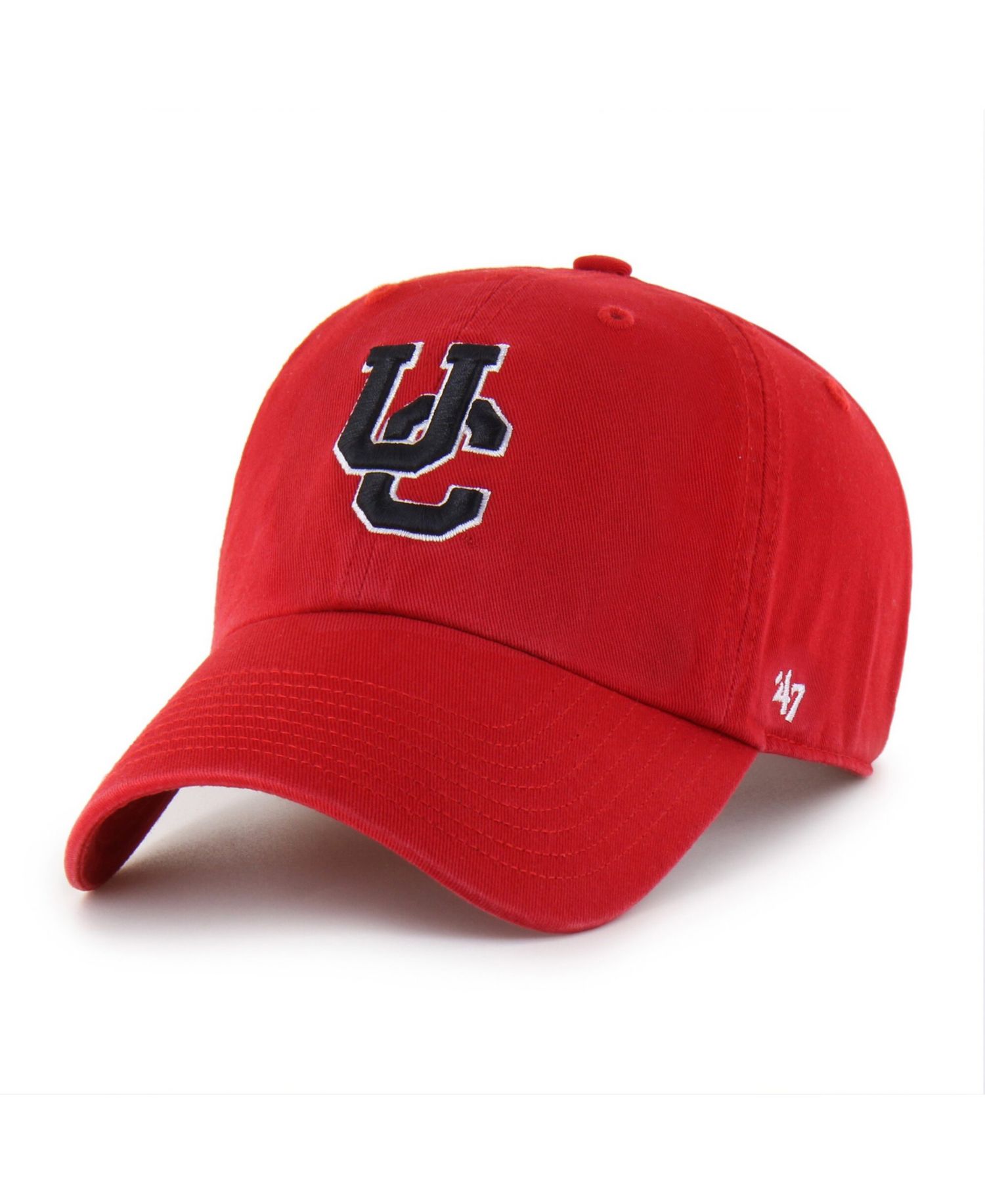 Men's '47 Red Cincinnati Bearcats Vault Clean Up Adjustable Hat
