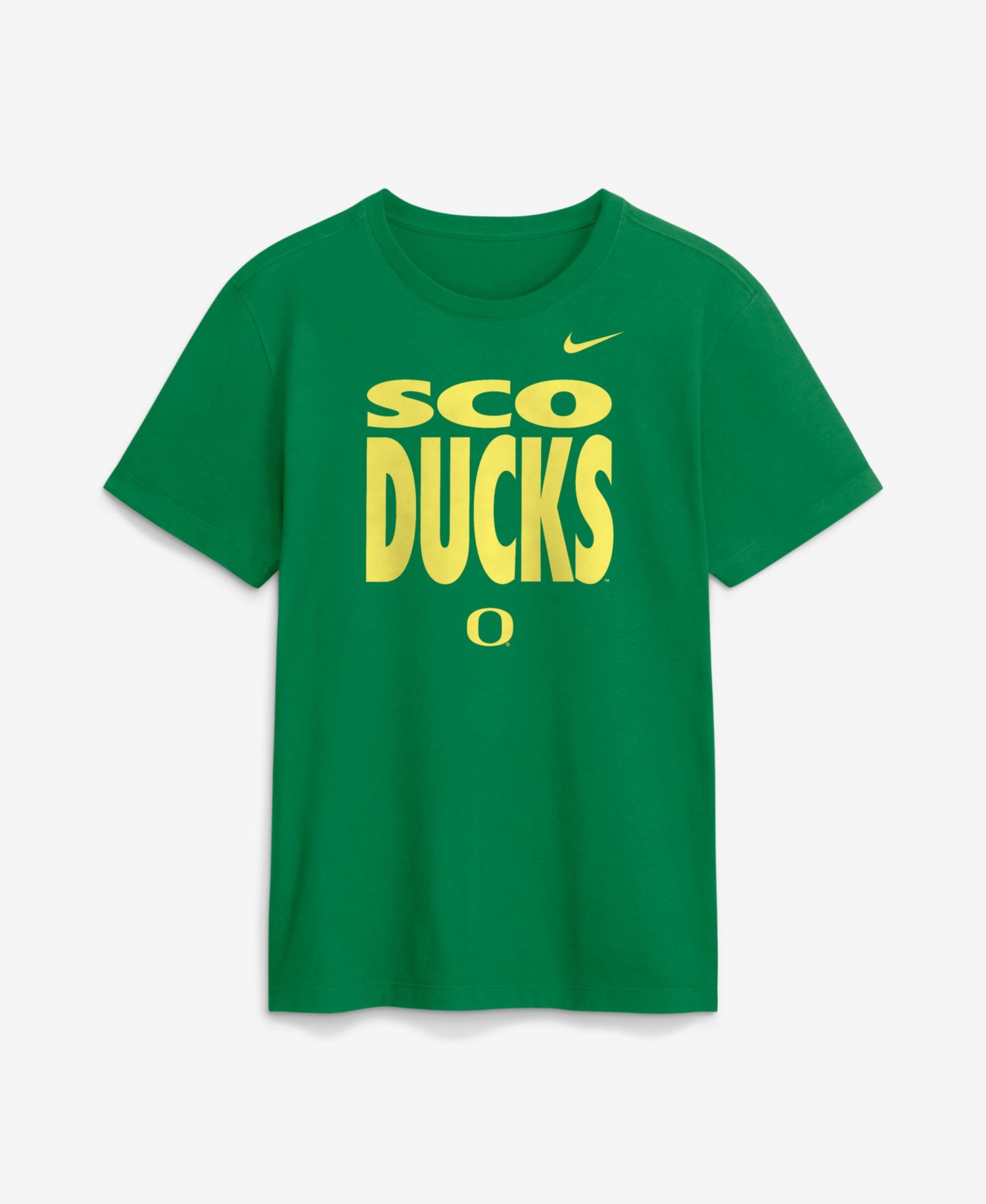 Men's Green Oregon Ducks 2026 Sideline Dri-FIT Slogan T-Shirt