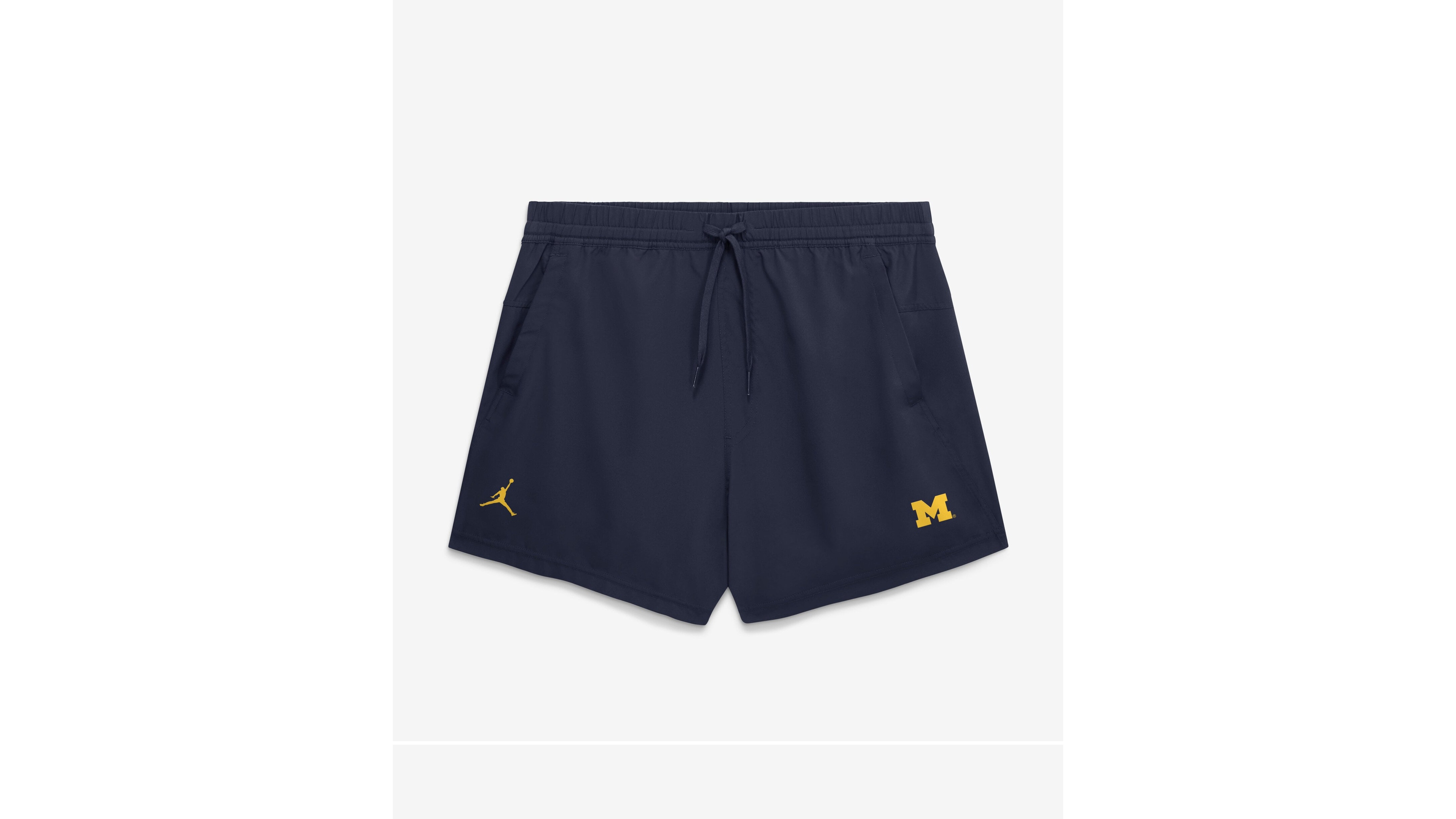 Jordan Men's Navy Michigan Wolverines Primary Logo Form Dri-fit Shorts