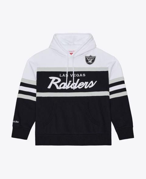 Мужское худи Mitchell & Ness Black Las Vegas Raiders Head Coach