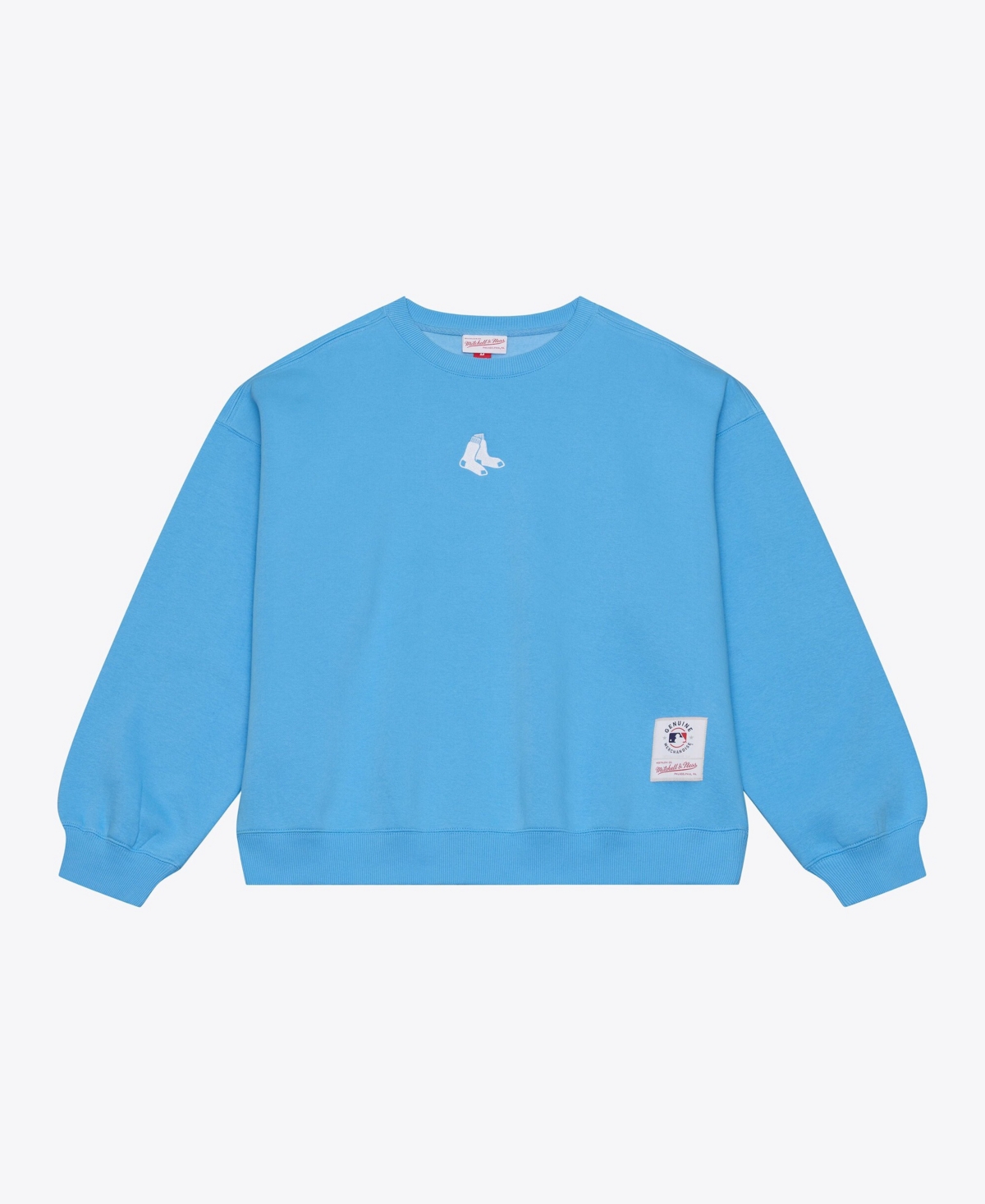 Mitchell & Ness Men's Light Blue Boston Red Sox Insignia Fleece Sweatshirt