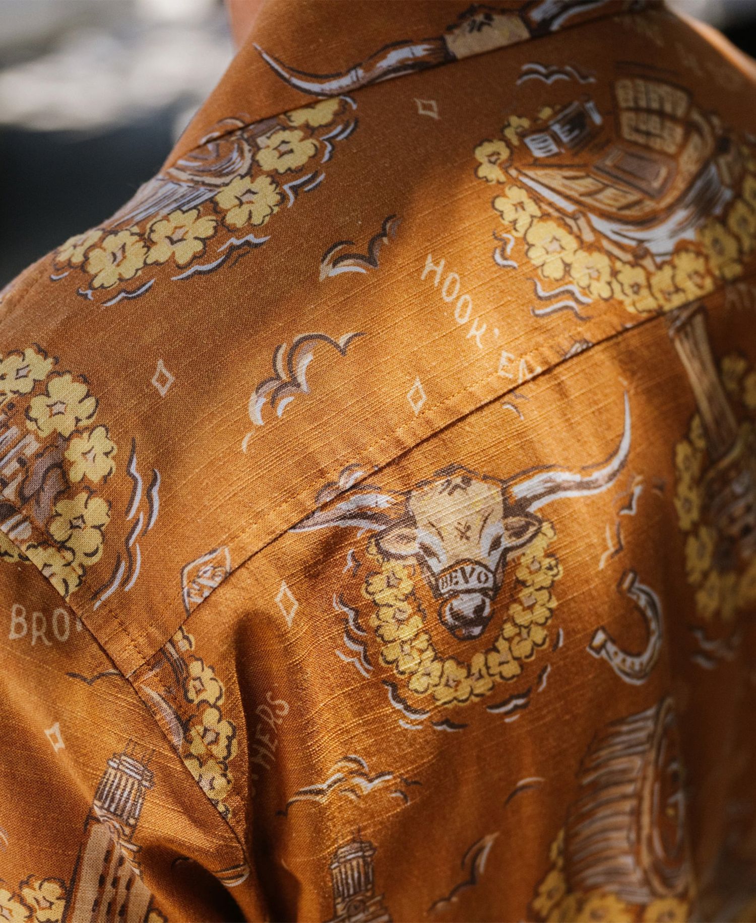 Men's Texas Orange Texas Longhorns Monoloha Button-Up Shirt
