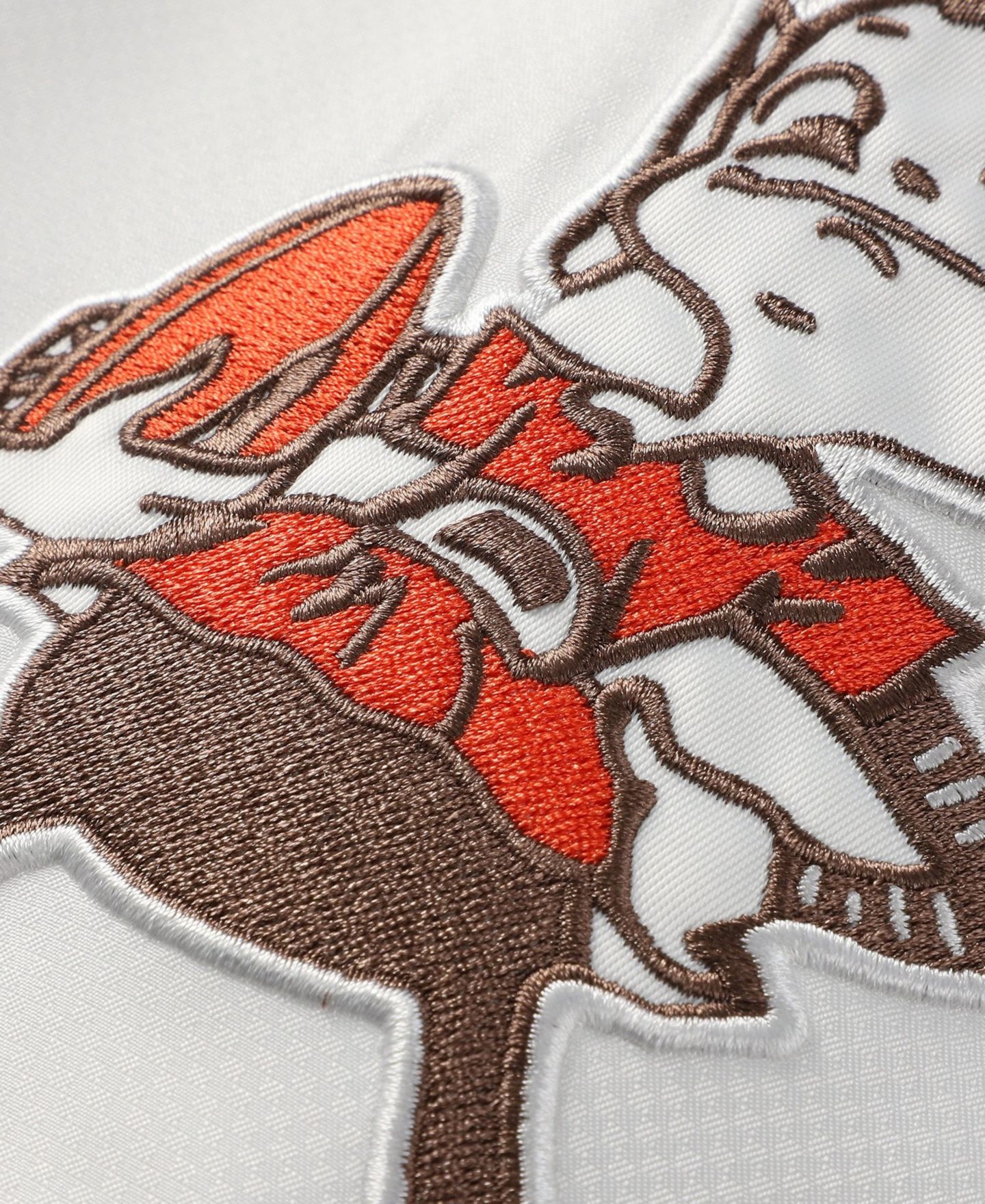 Мужская ветровка Mitchell & Ness Cleveland Browns Head Coach анорак на молнии 1/4, Brown — фото 3