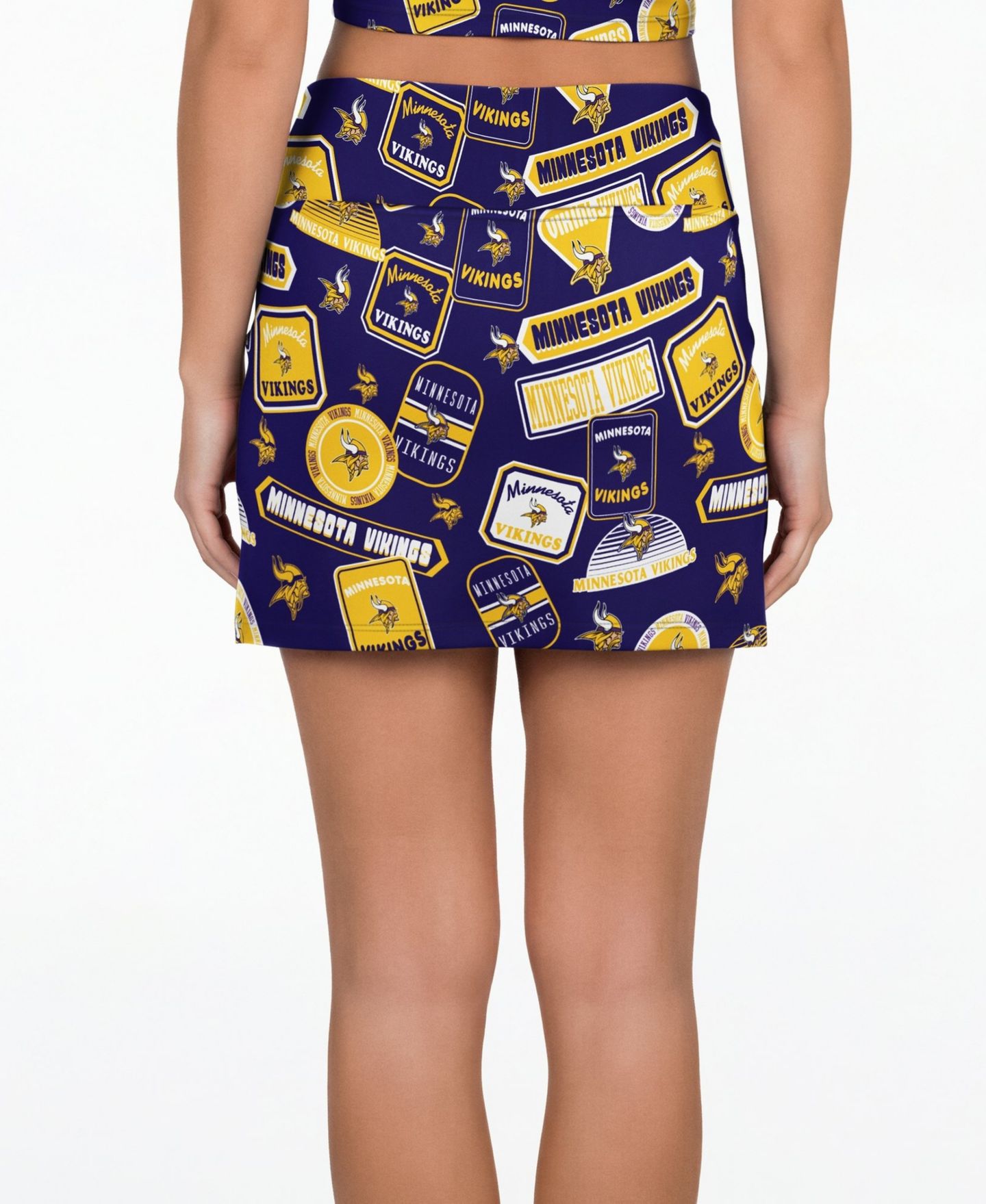 Женская юбка-шорты Concepts Sport Purple Minnesota Vikings Grady Sleep Skort — фото 2